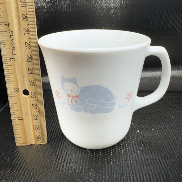 Corelle Corning Country Pride Glassware Coffee Mug Cup Set 2 USA Mugs Cups VTG - Picture 5 of 12